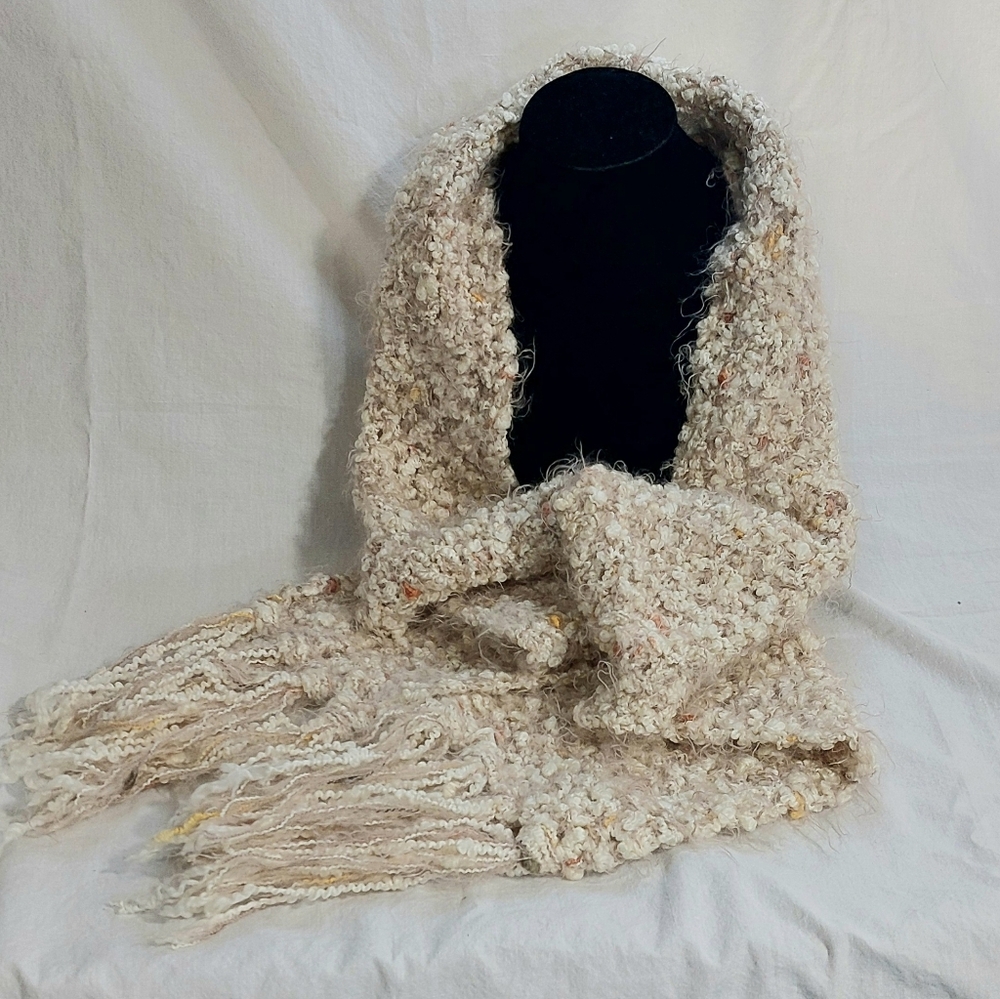 Handmade Cozy Soft Textured Knitted Scarf